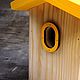 Wooden birdhouse for birds 'Sunny'. Bird feeders. Art bird feeder. Online shopping on My Livemaster.  Фото №2
