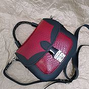 Валяная сумка-рюкзак Витраж