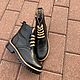 Shoes 'Inspektor long black' black sole beige Welt. Boots. Hitarov (Hitarov). My Livemaster. Фото №6