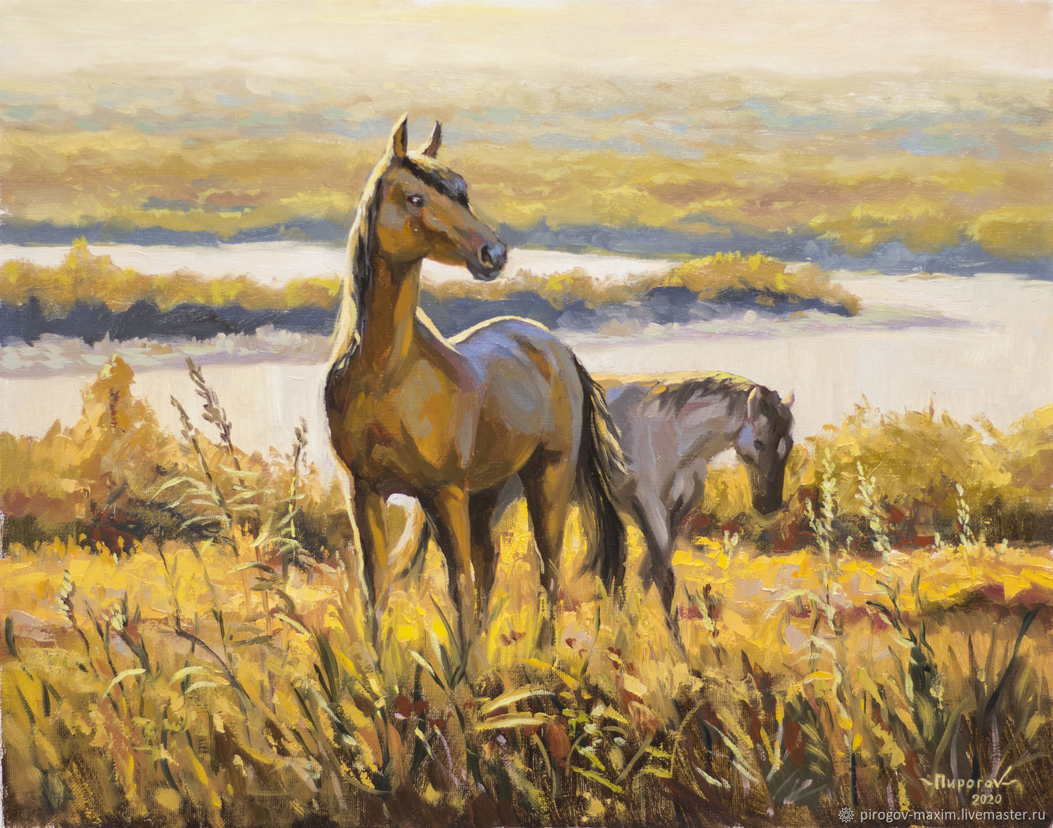 Картины с лошадьми для интерьера