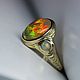 Trinity ring with fire opals. Rings. MJ. Online shopping on My Livemaster.  Фото №2