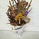 composition: Dried flowers in pots. Eco-decor. Composition. Leksadekor (leksadekor). My Livemaster. Фото №4