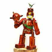 Куклы и игрушки handmade. Livemaster - original item Puppet theatre: Wooden toy General (22cm) Lan Pirot. Handmade.