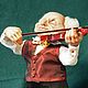 Collectible doll ' Fiddler', Boudoir doll, Murmansk,  Фото №1