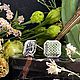 Винтаж: Золотые серьги с бриллиантами. Серьги винтажные. AntiqueBird. Ярмарка Мастеров.  Фото №4