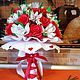 Свадебный букет невесты `Рафаэлло`

Рядом с букетом три розы с конфетой `Рафаэлло`. 79 рублей за штуку (возможны скидки)