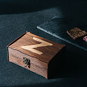 Сувениры и подарки handmade. Livemaster - original item Gift wooden box for glasses (stacks). PK48. Handmade.