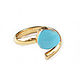Ring track with cubic zirconia, gold ring with cubic zirconia, Rings, Moscow,  Фото №1