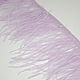 Braid of ostrich feathers 10-15 cm lilac. braid. Weakne - furniture and fabrics (weakne). Online shopping on My Livemaster.  Фото №2