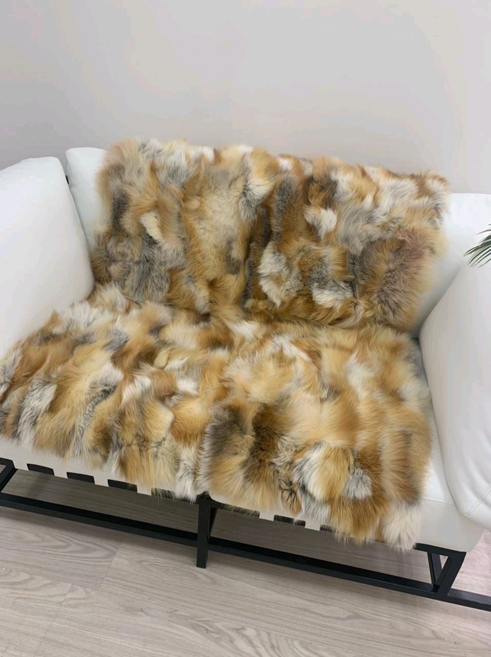 Покрывало, плед из меха лисы в интернет-магазине Ярмарка Мастеров по ...