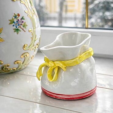 Посуда ручной работы. Ярмарка Мастеров - ручная работа Конфетница фарфоровая.. Handmade.