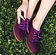 Shoes women's felted Ripe plum, Shoes, Dnepropetrovsk,  Фото №1