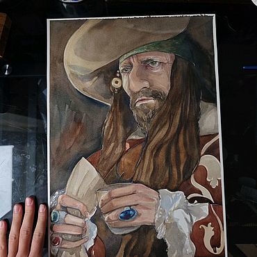 Картины и панно ручной работы. Ярмарка Мастеров - ручная работа За чёртову карту!. Handmade.