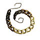Fashion Necklace Chain Tricolor Leather color Gold Bronze Chain. Chain. De-Si-Re. My Livemaster. Фото №4