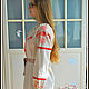 Dress 'Slavyanochka' Russian linen with the author's seal. Folk dresses. Kupava - ethno/boho. My Livemaster. Фото №5
