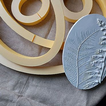 Материалы для творчества ручной работы. Ярмарка Мастеров - ручная работа Опалубка для изготовления ботанического барельефа. Handmade.