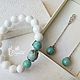 Set of jewelry with amazonite and mother of pearl, Jewelry Sets, Izhevsk,  Фото №1
