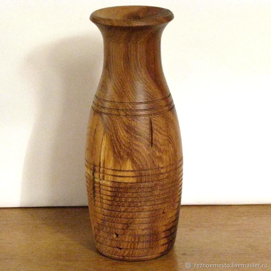 Этнические деревянные вазы