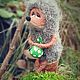 Ёжик из шерсти. Войлочная игрушка. Марина Рябова / marina-toys. Ярмарка Мастеров.  Фото №5