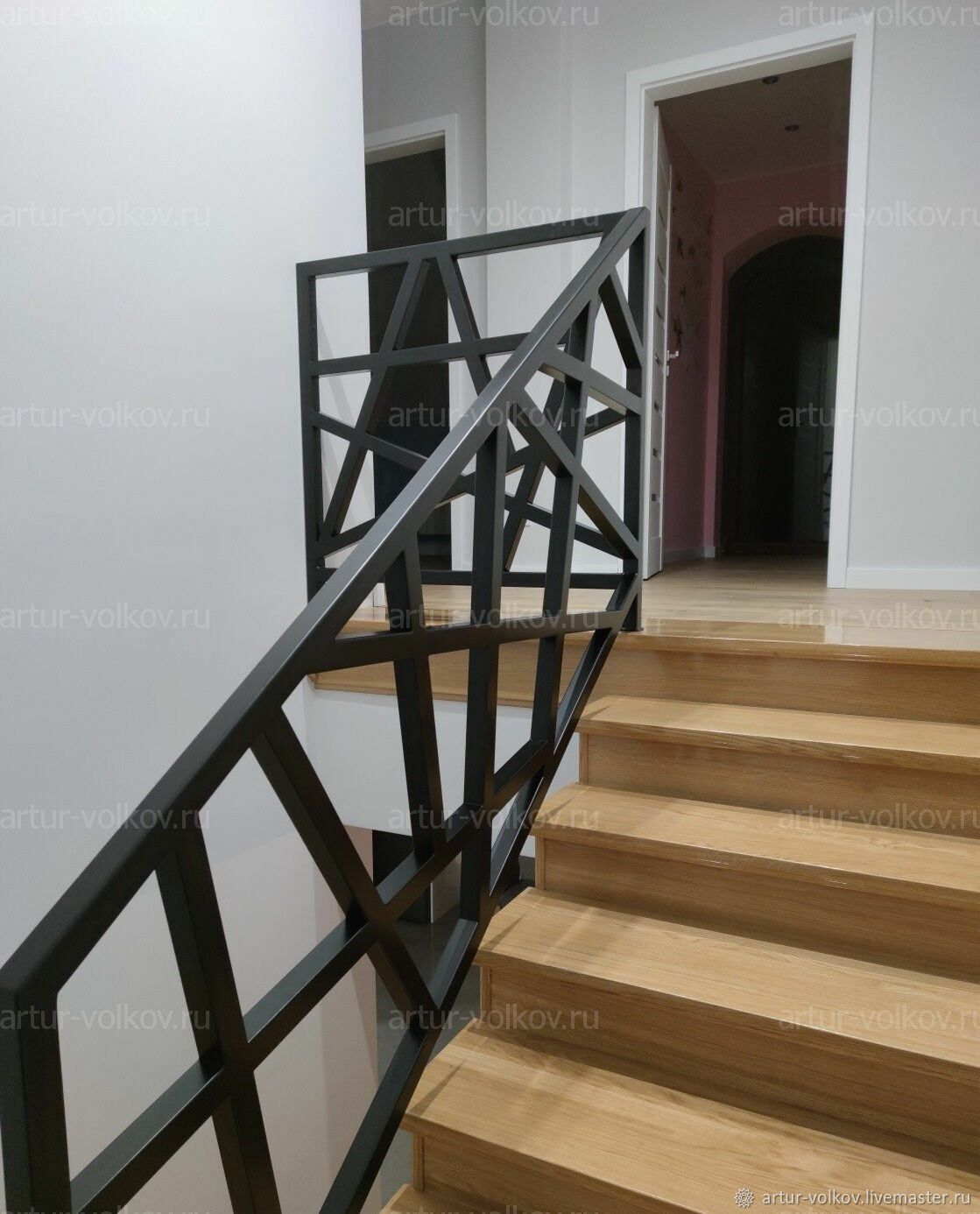 Перила: Перила для лестницы в стиле лофт в интернет-магазине Ярмарка Мастеров по цене 8000 ₽ – QXTGORU
