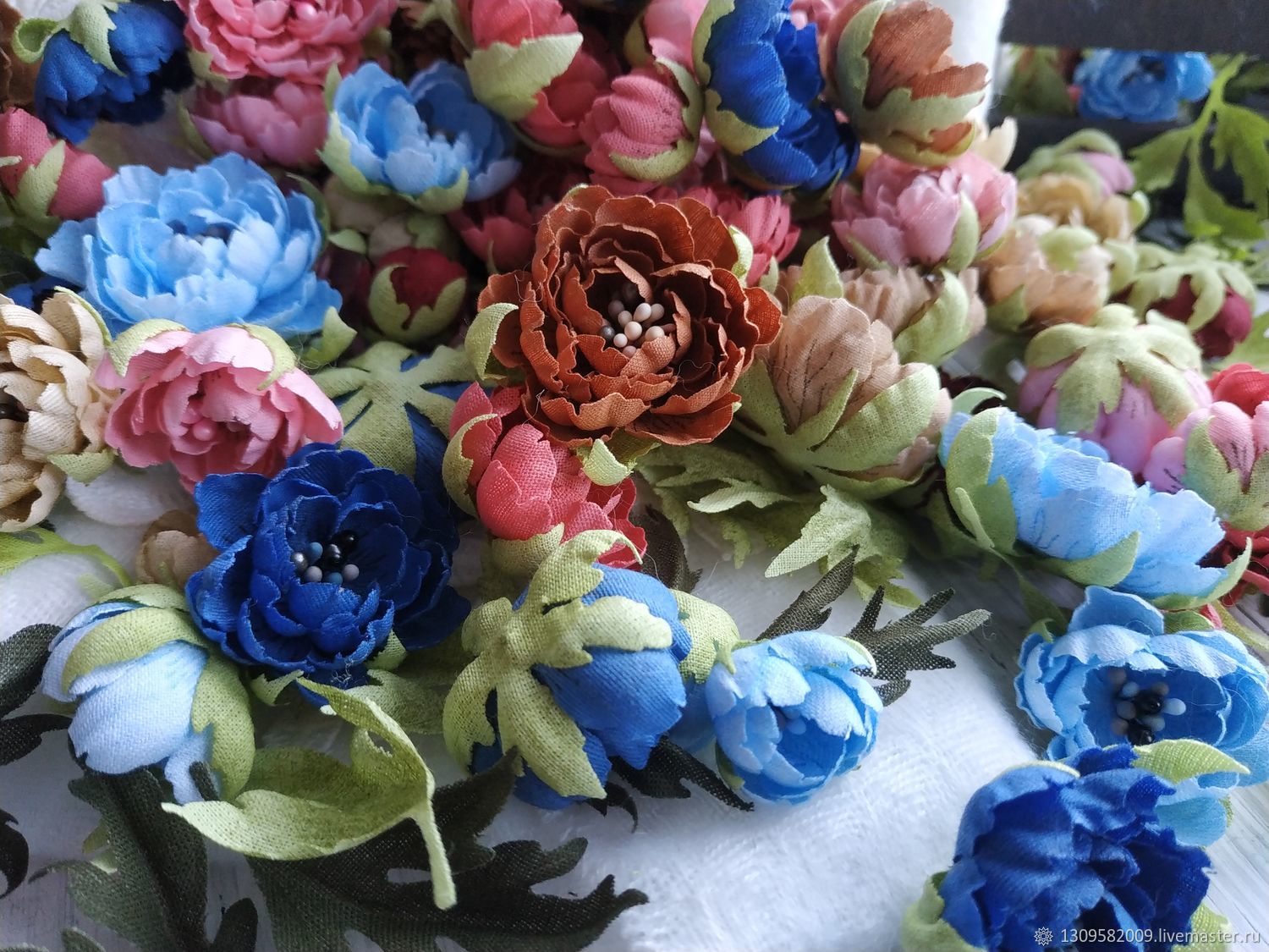 Набор цветов для скрапбукинга – купить на Ярмарке Мастеров – QBB46RU ...