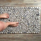 Для дома и интерьера handmade. Livemaster - original item A carpet of pebbles with massage effect. Handmade.