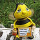 Интерьерная пчёлка "Нектаринка".Подарок для  Пчеловода, Елки, Липецк,  Фото №1