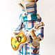 Фарфоровая статуэтка: " Кот - музыкант, с гитарой ". Статуэтки. Styash. Интернет-магазин Ярмарка Мастеров.  Фото №2