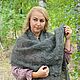 Stoles Grey Downy openwork stole. Wraps. Down shop (TeploPuha34). Online shopping on My Livemaster.  Фото №2