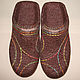 Men's felted Slippers Color geometry-1, Slippers, Miass,  Фото №1
