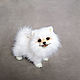 Order Teddy Animals: Puppy Pomeranian Binyon. VaKulina (Valentina) Teddy Bear. Livemaster. . Teddy Toys Фото №3