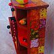 Order Chest of drawers under trivia 'Village melodies'. Klukva ( decoupage). Livemaster. . Mini Dressers Фото №3