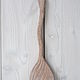 Order Large wooden spatula made of oak. The color is 'chalk'. derevyannaya-masterskaya-yasen (yasen-wood). Livemaster. . Ware in the Russian style Фото №3