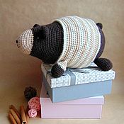 Куклы и игрушки handmade. Livemaster - original item Grizzly bear 27 cm knitted soft toy. Handmade.