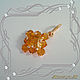 Pendant 'Chamomile (square)' gold 585, natural citrines. Pendants. MaksimJewelryStudio. Online shopping on My Livemaster.  Фото №2