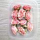 Розы розовые, 10 шт, Цветы сухие и стабилизированные, Краснодар,  Фото №1