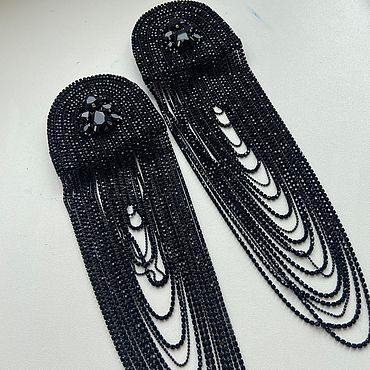 Украшения ручной работы. Ярмарка Мастеров - ручная работа Эполеты. Handmade.