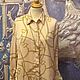 Винтаж: Блуза бренд принт цепи стиль Versace, Блузки винтажные, Москва,  Фото №1