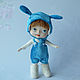 doll boy bunny polyurethane, Dolls, Khabarovsk,  Фото №1
