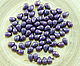 Стекло 40шт х 6мм фиолетовый капли, Бисер, Прага,  Фото №1