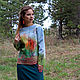 Sweatshirt felted Summer in the woods. Sweaters. silk wool. My Livemaster. Фото №5