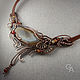 Order Necklace 'Autumn' with carnelian. Gala jewelry (ukrashenija). Livemaster. . Necklace Фото №3