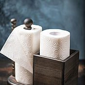 Для дома и интерьера handmade. Livemaster - original item Paper towel holder with stand. Handmade.