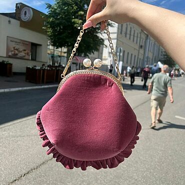 Сумки ручной работы. Ярмарка Мастеров - ручная работа Сумочка бархат. Handmade.