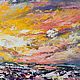 Order Oil painting sunset seascape ' Miracle of nature'. Russian Oil Paintings. Livemaster. . Pictures Фото №3