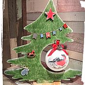 Подарки к праздникам handmade. Livemaster - original item Wooden table Christmas tree 