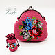 Bag with clasp: Pink set with lilies of the valley. Clasp Bag. Valti. My Livemaster. Фото №4