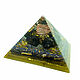 Orgonite pyramid - Quartz crystal, elite shungite. Pyramid. Worldorgonite. My Livemaster. Фото №5