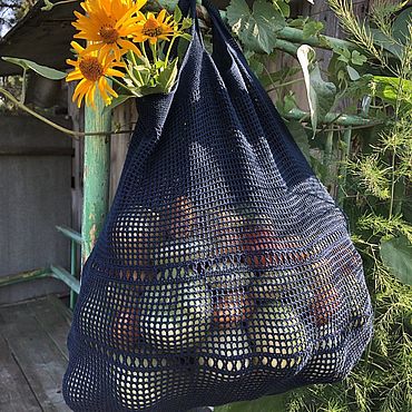 Сумки ручной работы. Ярмарка Мастеров - ручная работа Авоська хлопковая. Handmade.