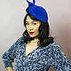 Evening hat made of velour ' Indigo'. Hats1. Novozhilova Hats. Online shopping on My Livemaster.  Фото №2